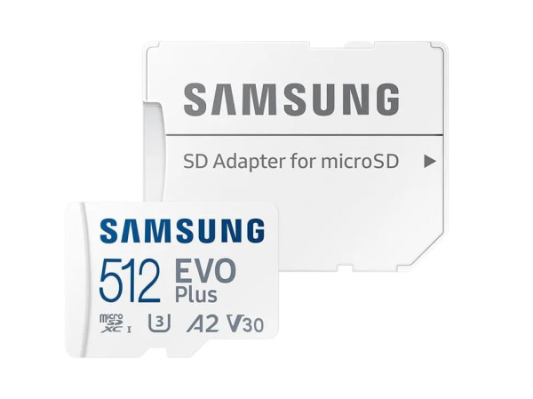 Samsung EVO Plus microSD-Speicherkarte, inkl. SD Adapter - 512 GB