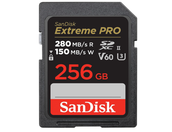 SanDisk Extreme PRO SDXC UHS-II Speicherkarte V60 256 GB , OHNE OVP