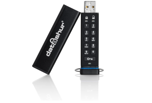 iStorage datAshur 8 GB Secure Flash Drive Password protected