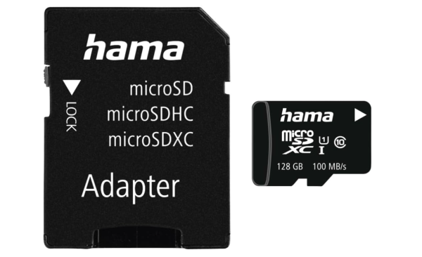 Hama microSD | microSDHC | microSDXC Karte 128GB, 100MB/s, Class 10, OHNE OVP