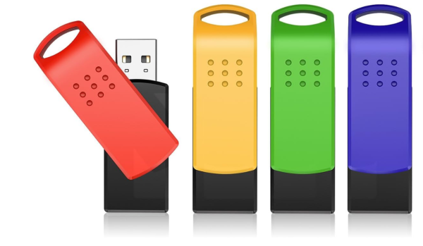 KEXIN USB Stick 128GB 4er Set, Speicherstick USB 2.0, Bunt, OHNE OVP
