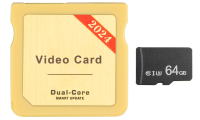 Aukuoy Speicherkarte 64GB + Adapter für Nintendo DS,...