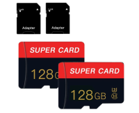 2 Pack 128GB Micro SD Cards Class 10 mit Adapter, OHNE OVP