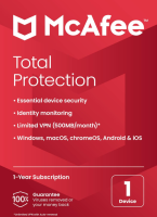 McAfee Total Protection 2026 - 2027 1 Gerät 1 Jahr,...