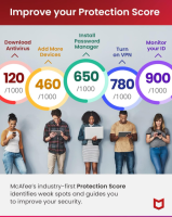 McAfee Total Protection / 5 Geräte / 1 Jahr / CODE PER MAIL