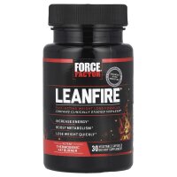 Force Factor, LeanFire, Formel zur Gewichtsreduktion, 30 pflanzliche Kapseln