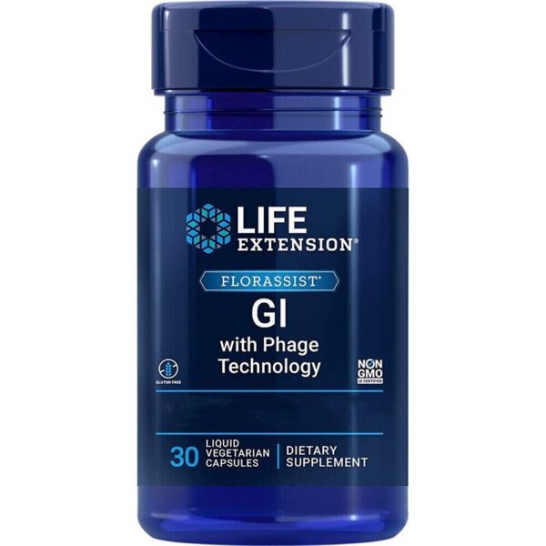Life Extension, Florassist GI with Phage Technology, 30 fl?ssige Veg. Kapseln