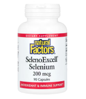 Natural Factors, SelenoExcell, Selen, 200 mcg, 90 Kapseln