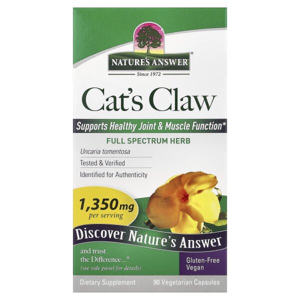 Natures Answer, Cat?s Claw, Katzenkralle, 1.350 mg, 90 pflanzliche Kapseln