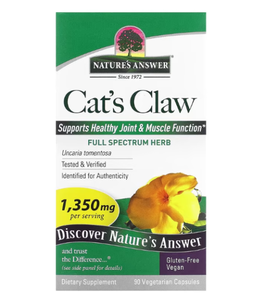 Natures Answer, Cat?s Claw, Katzenkralle, 1.350 mg, 90 pflanzliche Kapseln