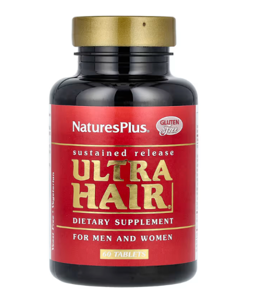 NaturesPlus, Ultra Hair, f?r M?nner und Frauen, 60 Tabletten