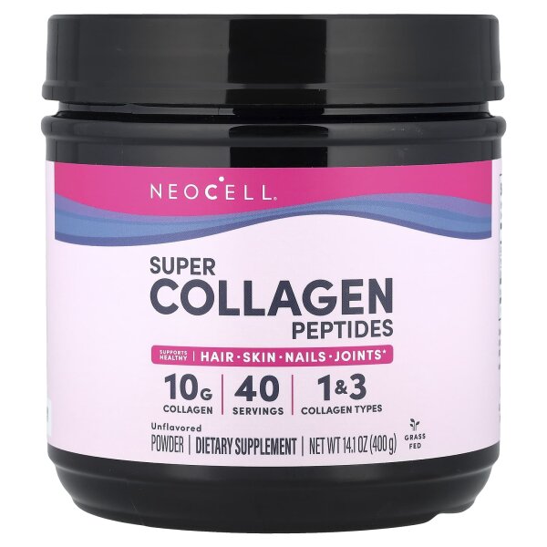 NeoCell, Super Collagen Peptides, geschmacksneutral, 400 g