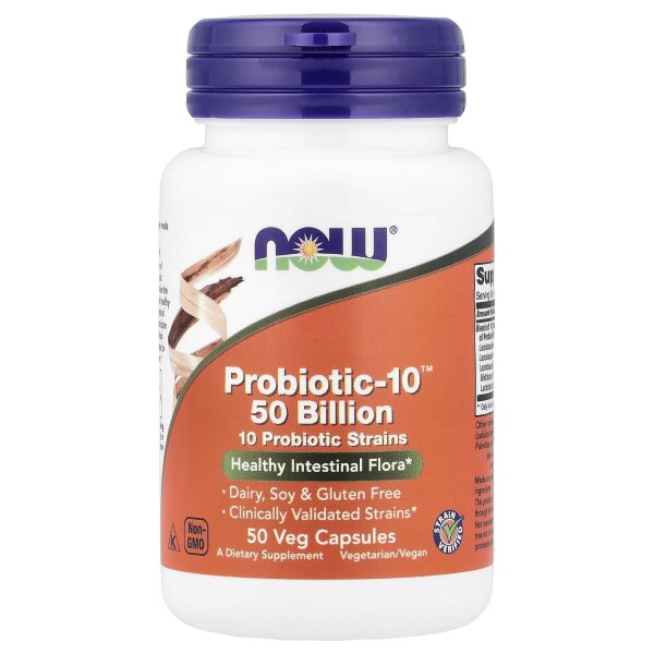 NOW Foods - Probiotika-10 50 Milliarden (50 Kapseln)