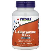 Now Foods L-Glutamin 500 mg, 120 Kapseln