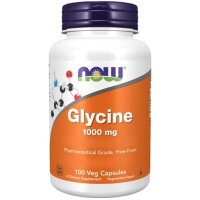 Now Foods, Glycin, 1000mg, 100 Kapseln