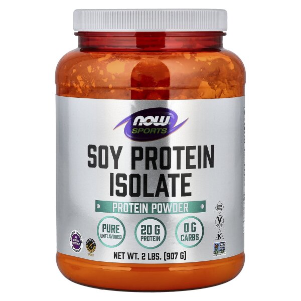 NOW Foods, Sports, Sojaprotein-Isolat, Geschmacksneutral, 907 g