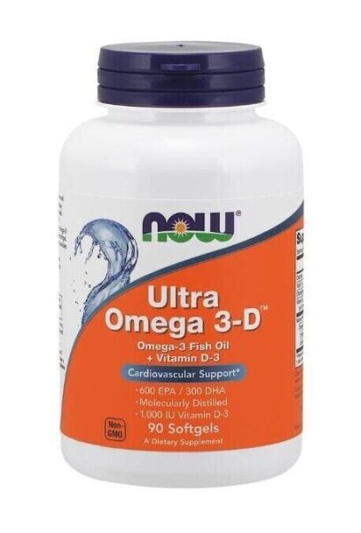 Now Foods, Ultra Omega 3-D?, 90 Weichkapseln