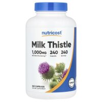 Nutricost, Mariendistel, 1.000 mg, 240 Kapseln