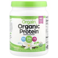 Orgain, Bio-Proteinpulver, pflanzlich, Vanilleschote, 462 g