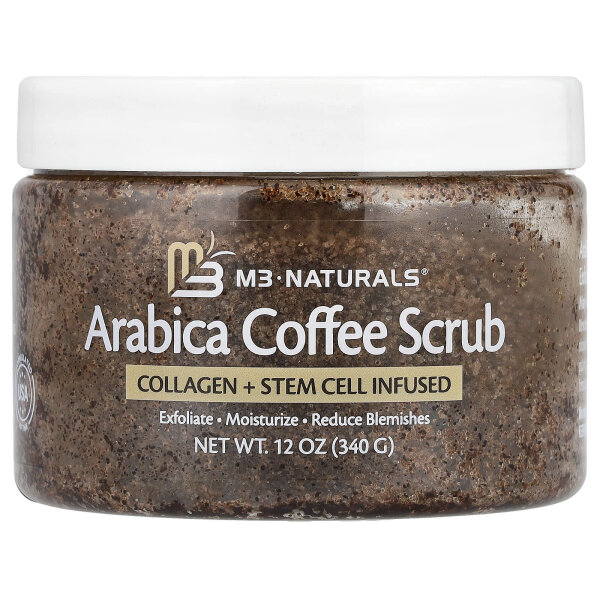 M3 Naturals, Arabica-Kaffee-Peeling, 340 g