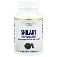 Paradise Herbs, Shilajit-Extrakt, 60 vegetarische Kapseln