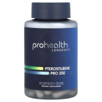 ProHealth Longevity, Pterostilben, 250 mg, 60 Kapseln