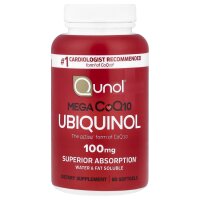 Qunol, Ubiquinol, Mega CoQ10, 100 mg, 60 Weichkapseln