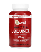 Qunol, Ubiquinol, Mega CoQ10, 100 mg, 60 Weichkapseln