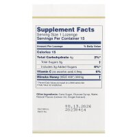 Manuka Health, Manuka-Honig-Lutschtabletten, MGO 400+, 15 Lutschtabletten