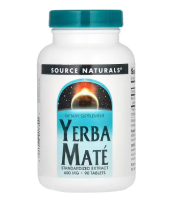 Source Naturals, Mate Strauch, 600 mg, 90 Tabletten