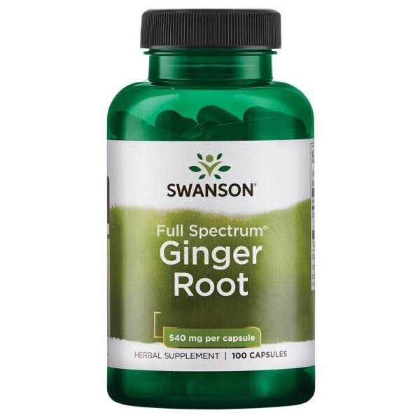 Swanson, Full Spectrum Ginger Root, 540mg, 100 Kapseln