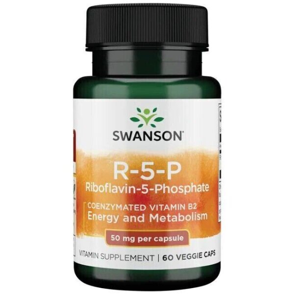 Swanson, R-5-P, Riboflavin-5-Phosphat, 50 mg, 60 pflanzliche Kapseln