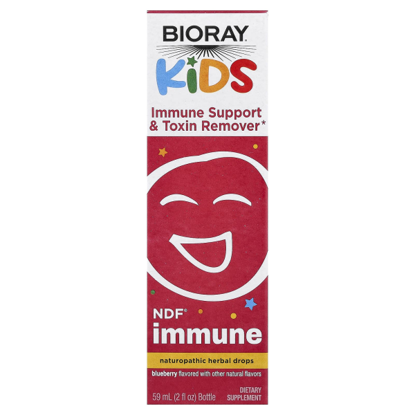 Bioray, Kids, Immune Support & Toxin Remover, Heidelbeere, 60 ml