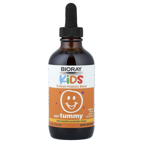 Bioray, Kids, NDF Tummy, Verdauungsunterst?tzung Kinder, Himbeere, 120ml