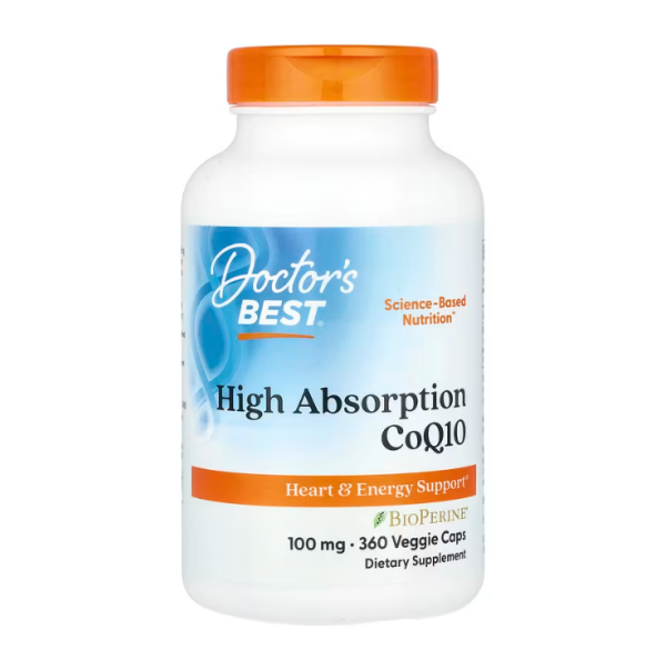 Doctors Best, hoch absorbierbares CoQ10 mit BioPerine, 100 mg, 360 Kapseln