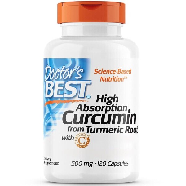 Doctors Best, hochabsorbierendes Kurkumin, 1.000 mg, 120 pflanzliche Kapseln