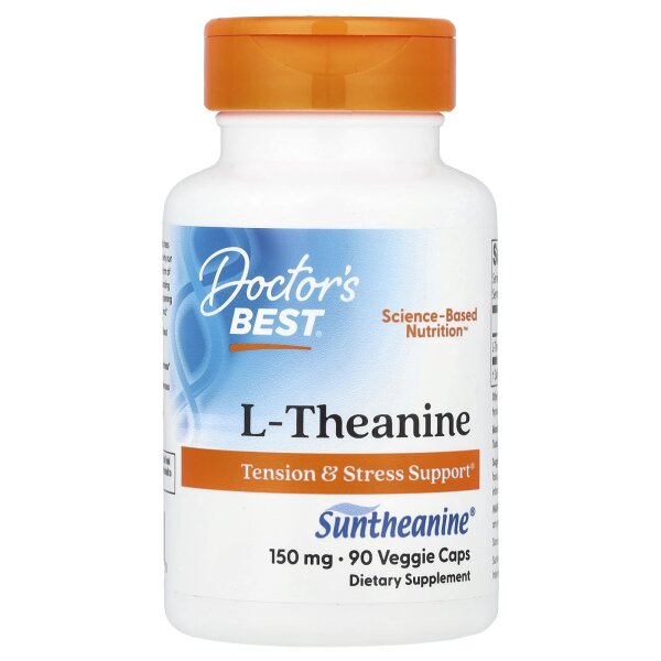 Doctors Best, L-Theanin mit Suntheanine, 150 mg, 90 pflanzliche Kapseln