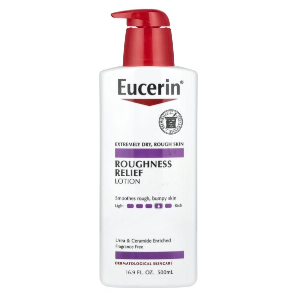 Eucerin, Lotion zur Linderung von rauer Haut, ohne Duftstoffe, 500 ml