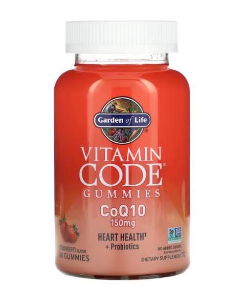 Garden of Life, Vitamin Code Gummies, CoQ10, Erdbeere, 150 mg, 60 Fruchtgummis