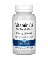 Lake Avenue Nutrition, Vitamin D3, 125 mcg (5.000 IU),...