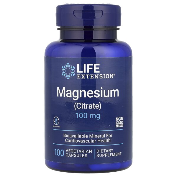 Life Extension, Magnesium (Citrate), 100mg, 100 Veg. Kapseln