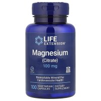 Life Extension, Magnesium (Citrate), 100mg, 100 Veg. Kapseln