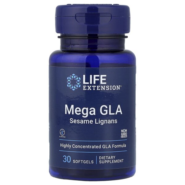 Life Extension, Mega GLA Sesame Lignans, Mega GLA Sesam-Lignane, 30 Weichkapseln
