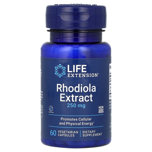 Life Extension, Rhodiola Extract, Rosenwurz-Extrakt, 250 mg, 60 Kapseln