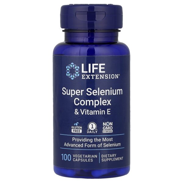 Life Extension, Super-Selen-Komplex und Vitamin E, 200 mcg, 100 Kapseln