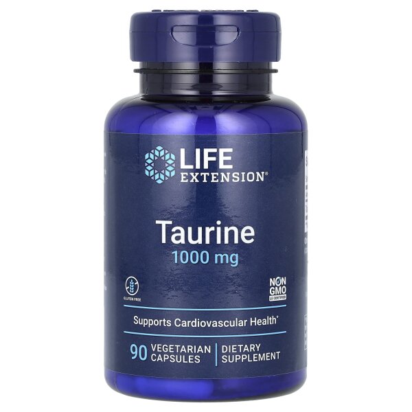 Life Extension, Taurine, Taurin, 1.000 mg, 90 pflanzliche Kapseln