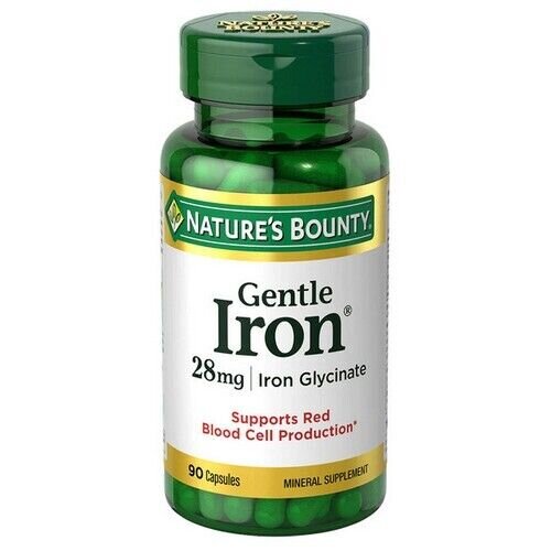 Natures Bounty Gentle Iron, 28 mg - 90 Kapseln