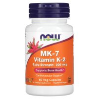 NOW Foods - MK7 Vitamin K2 Extra St?rke 300 mcg (60 Kapseln)