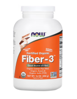 NOW Foods, Biologisches Pulver, Ballaststoff-3, 454 g