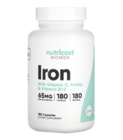 Nutricost, Frauen, Eisen, mit Vitamin C, Folat und...